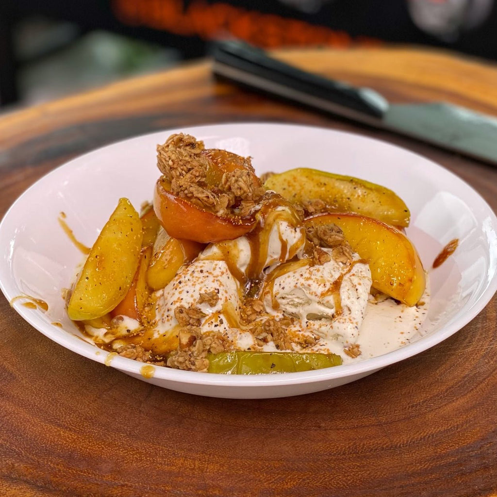 Bourbon Butter Apple Crumble



&ndash; Blackstone Products