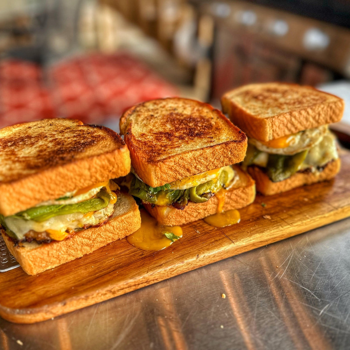 Green Chile Chorizo Breakfast Toaster Sandwich – Blackstone Products
