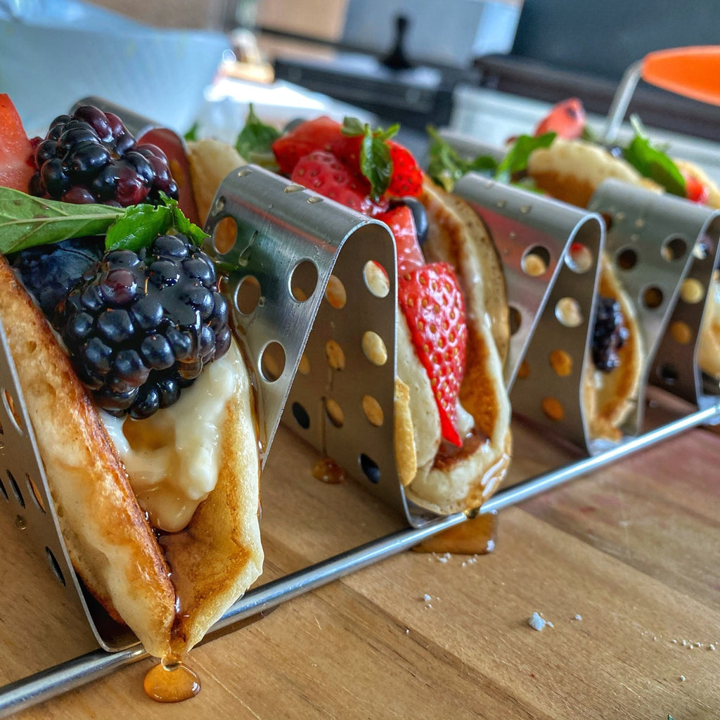 GRIDDLE GIRL Breakfast Pancake Tacos



&ndash; Blackstone Products