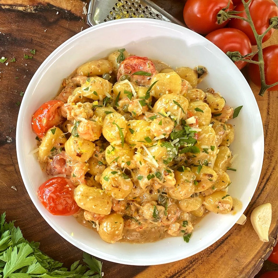 Lemon Caper Langoustine Gnocchi – Blackstone Products