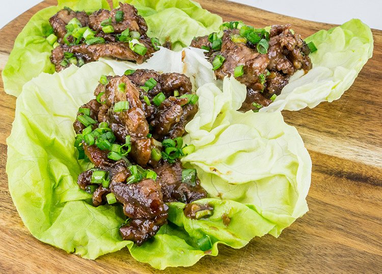 Mongolian Beef Lettuce Wraps Blackstone Products