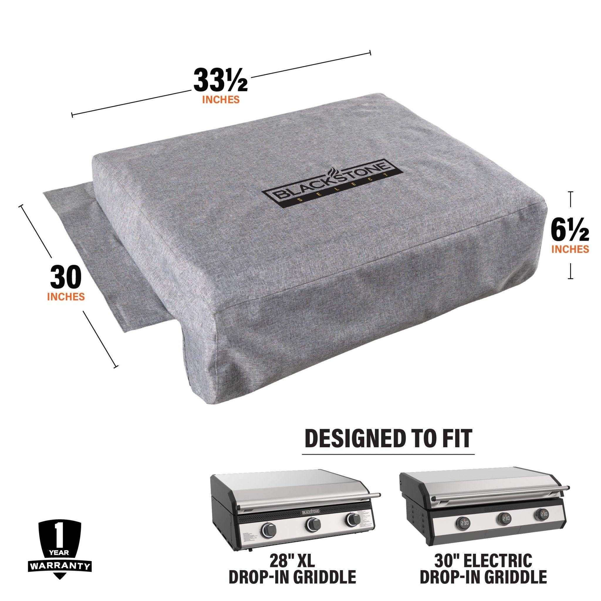 28” Drop - in Griddle Cover - Covers & Carry Bags | Blackstone Products