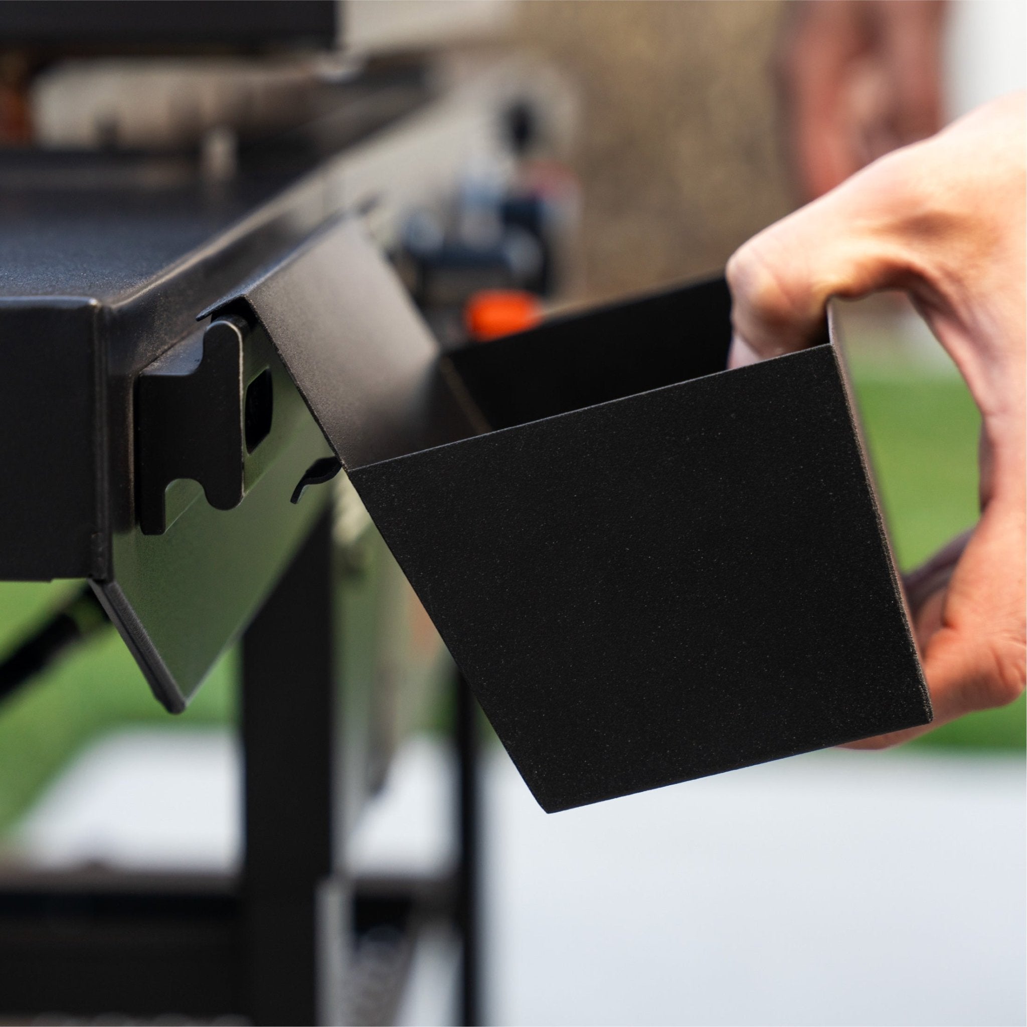 It's easy to clip on the BAR System accessories.