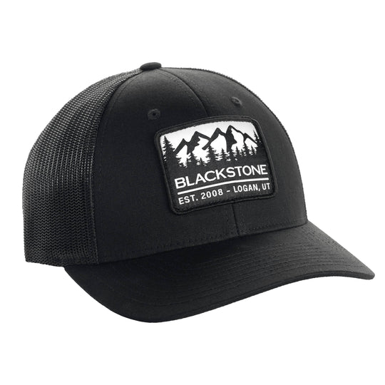 Black Hat W/Blackstone Black/Cream Patch