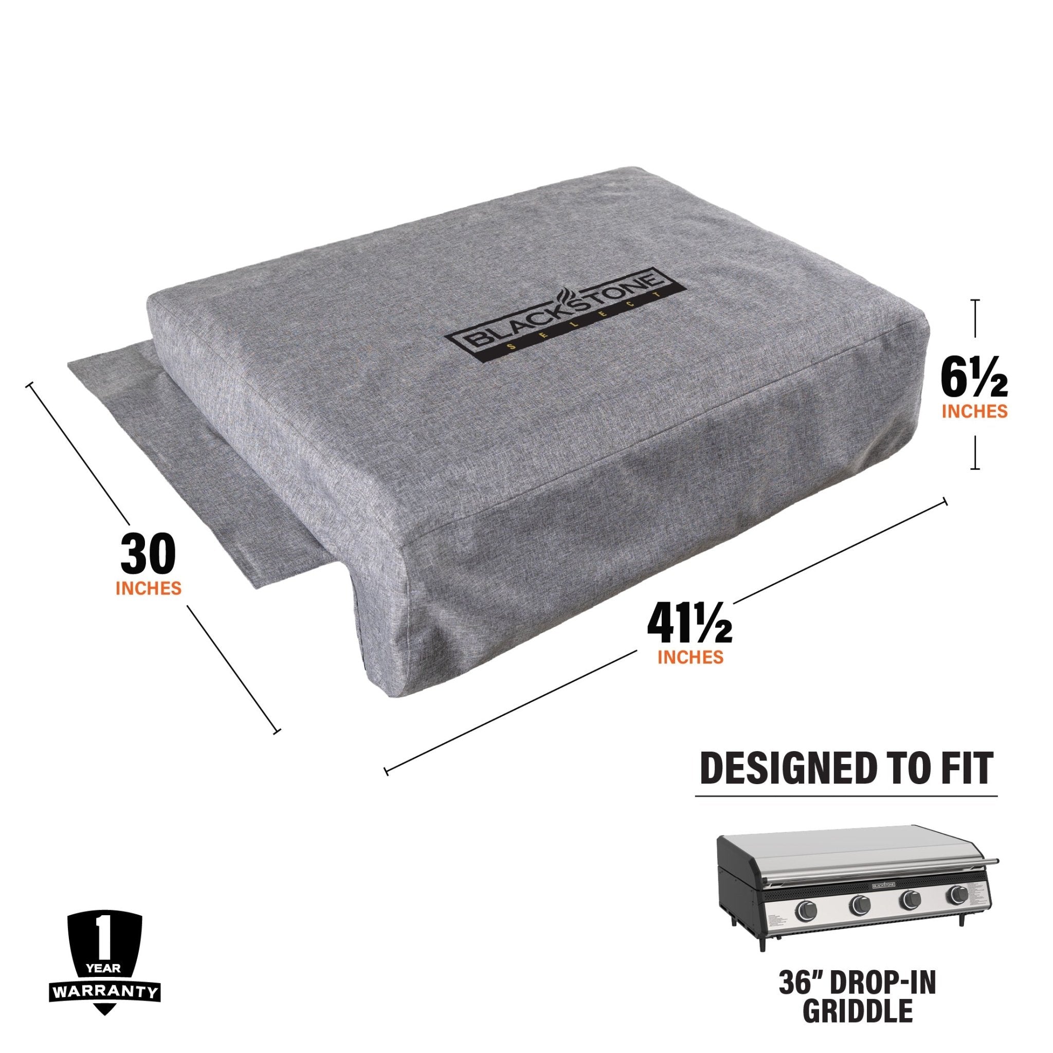 36” Drop - in Griddle Cover - Covers & Carry Bags | Blackstone Products