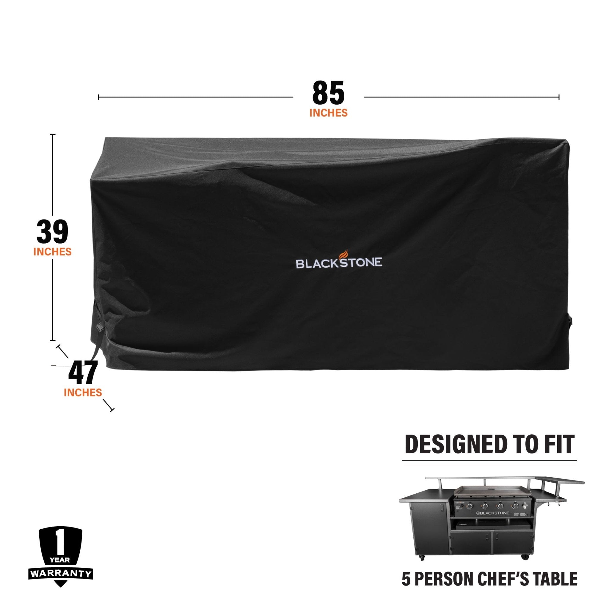 5 Person Chef's Table Cover - Covers & Carry Bags | Blackstone Products