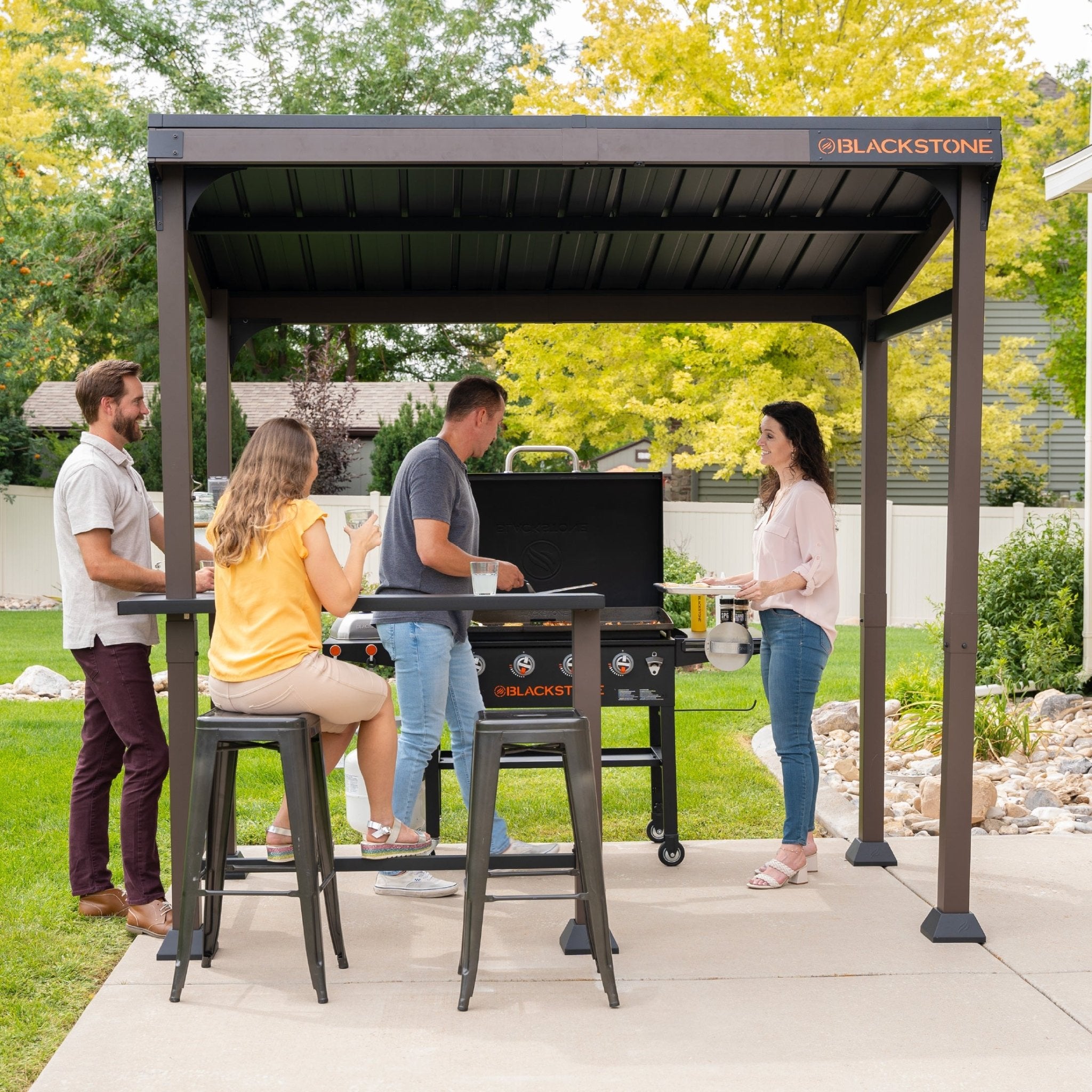5’ x 8’ Bar and Griddle Pavilion - | Blackstone Products