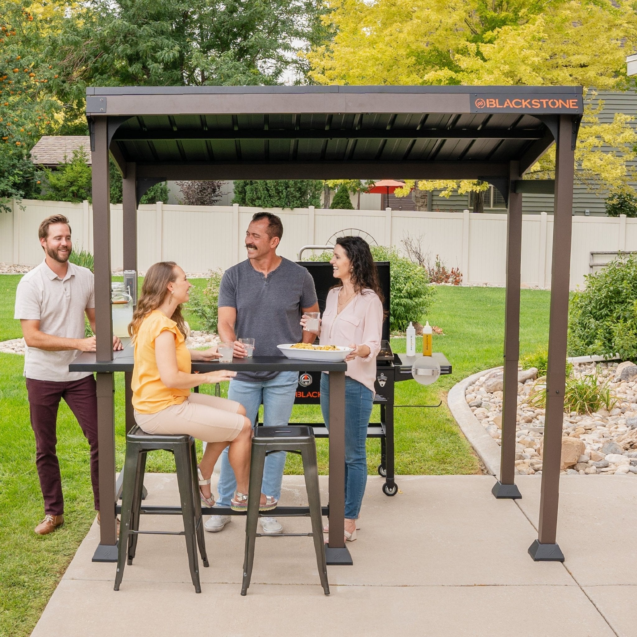 5’ x 8’ Bar and Griddle Pavilion - | Blackstone Products