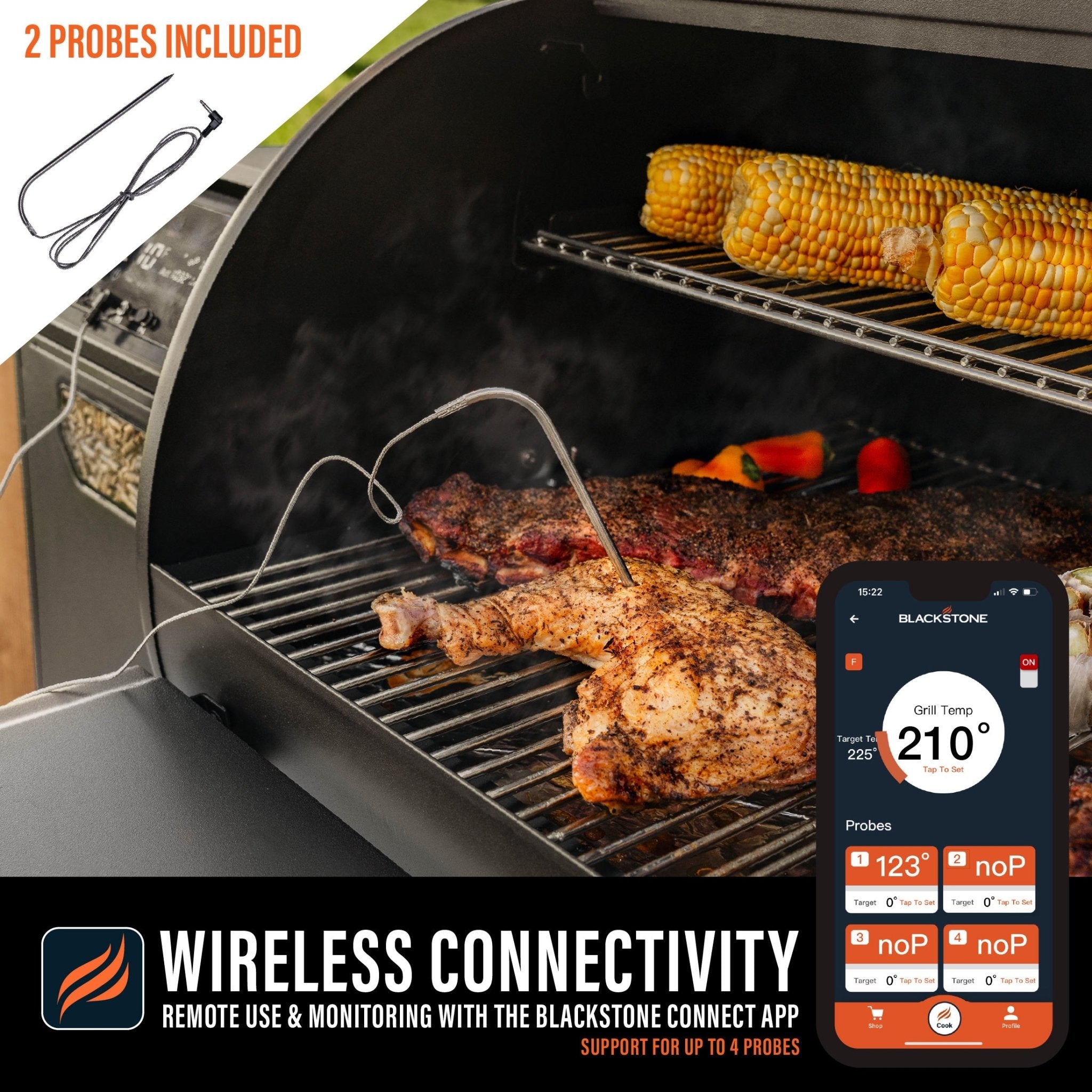 900 Pellet Grill Airfryer Combo - Blackstone Products