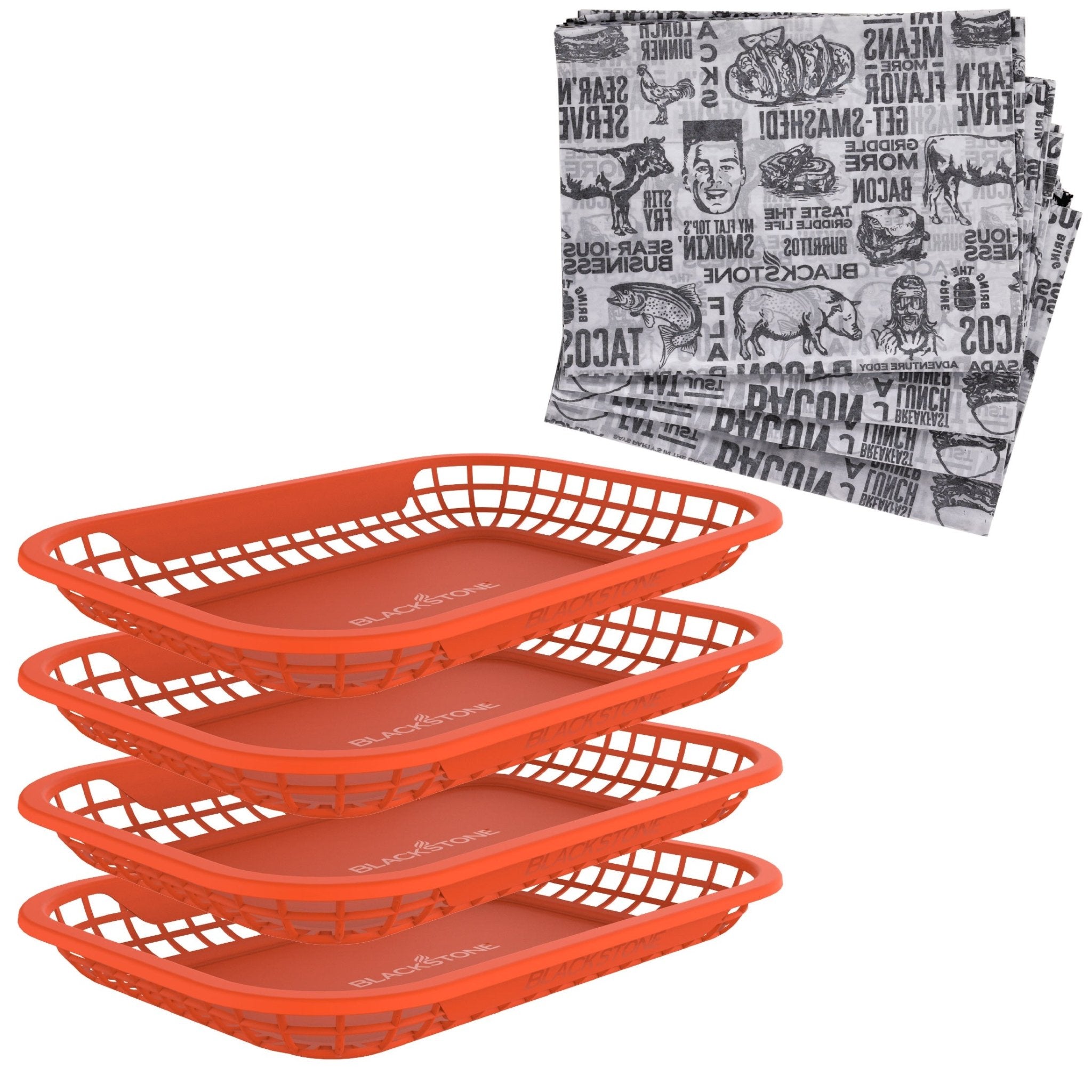 Burger Baskets with Basket Liners - Griddle Accessory Kit | Blackstone Products