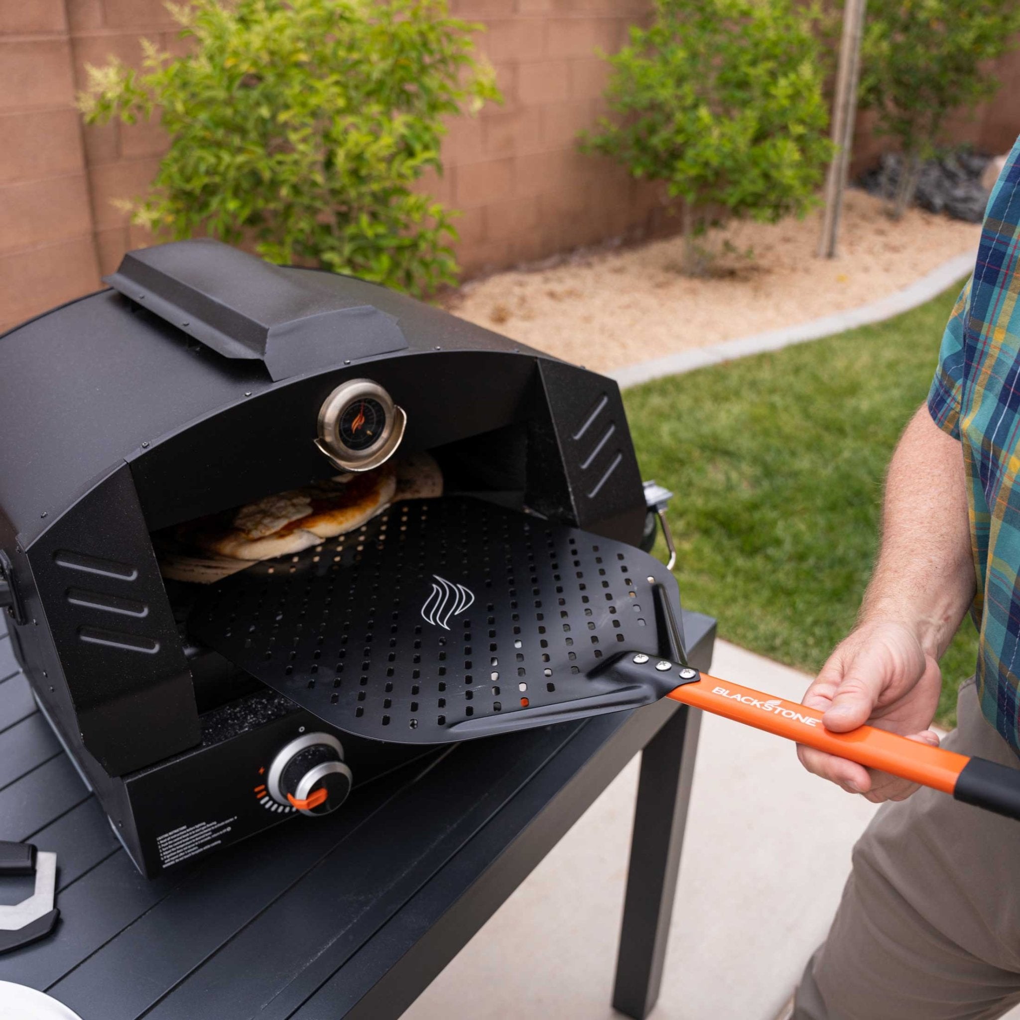 Perforated Aluminum Pizza Peel - Blackstone Products