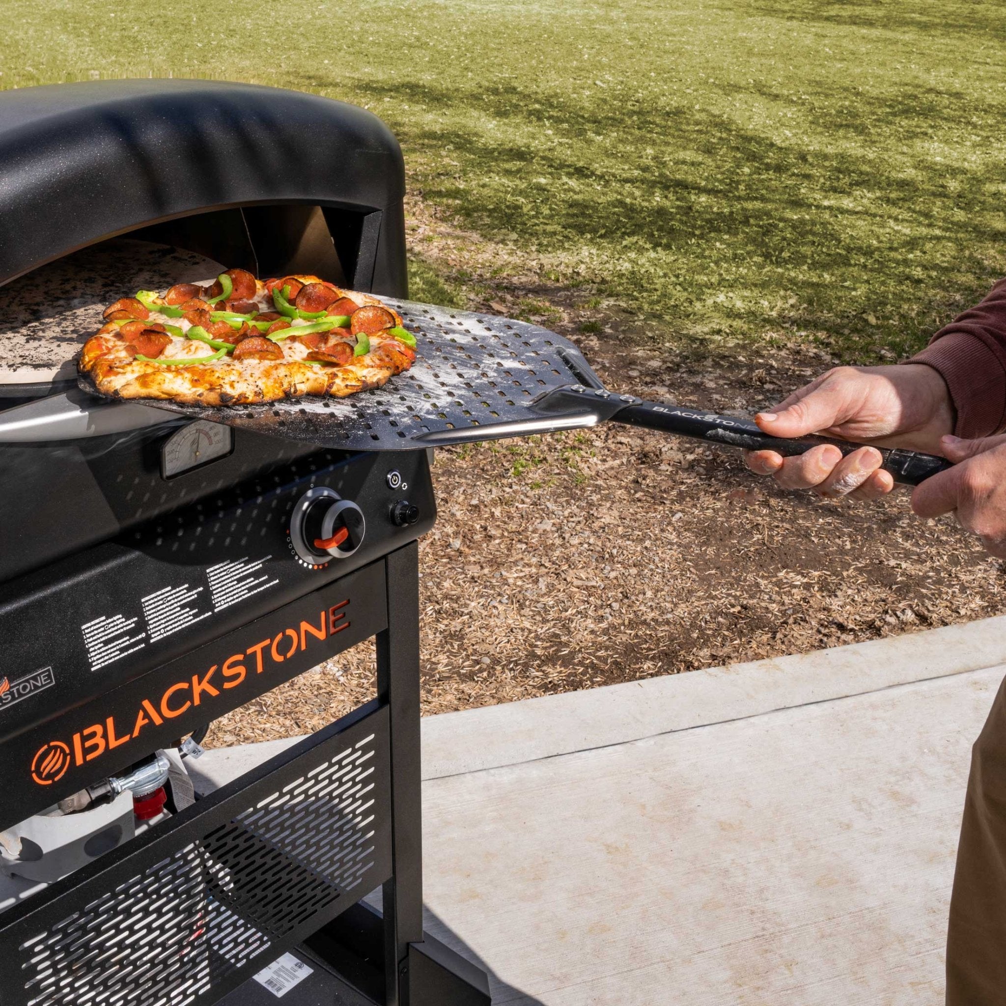 Perforated Aluminum Pizza Peel - Blackstone Products