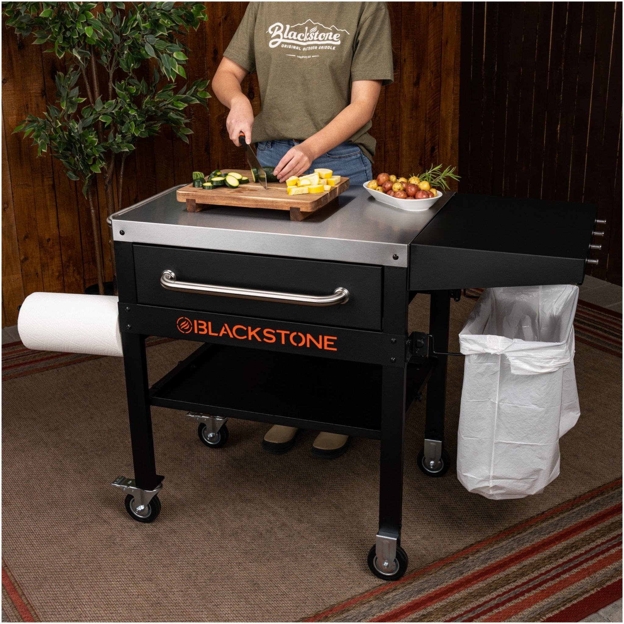 Serve & Store Prep Cart - Blackstone Products