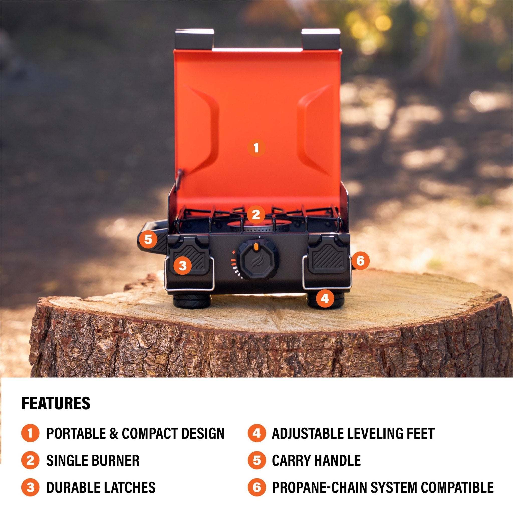 Single Burner Camping Stove - Blackstone Products