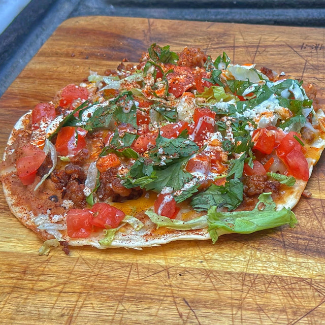 Thin & Crispy Griddled Mexican Pizzas