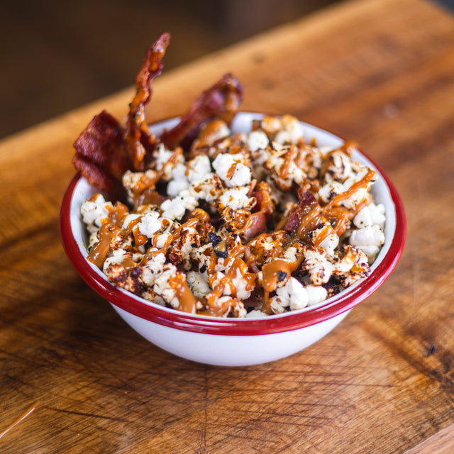 Candied Bacon Popcorn