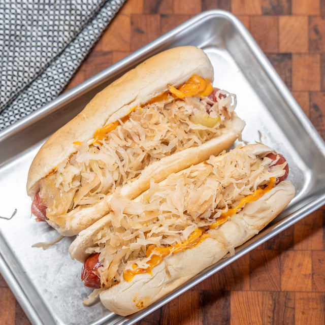 Sausage Dogs with Kraut