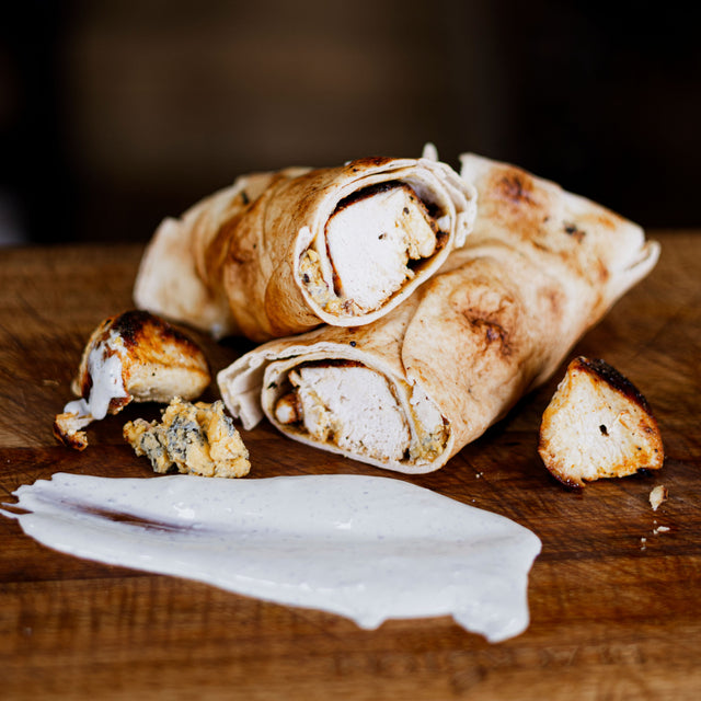 Buffalo Bleu Cheese Kebabs