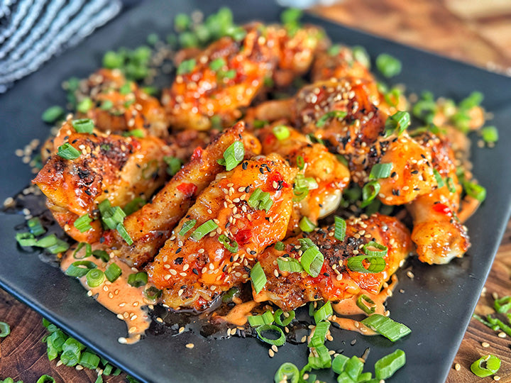 Sweet & Spicy Thai Chili Chicken Wings