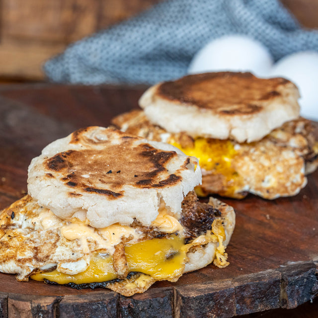 Breakfast Smash Burgers