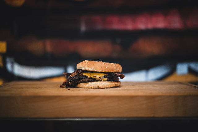 Dub Cheese Smash with Candied Bacon