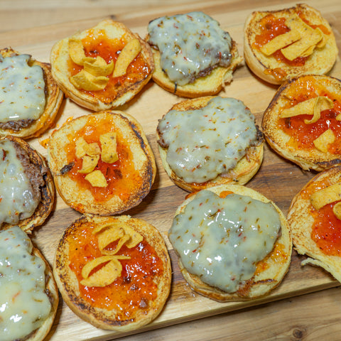 Pepper Jack Pepper Jelly Smashburgers