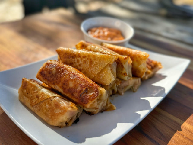 Reuben Egg Rolls