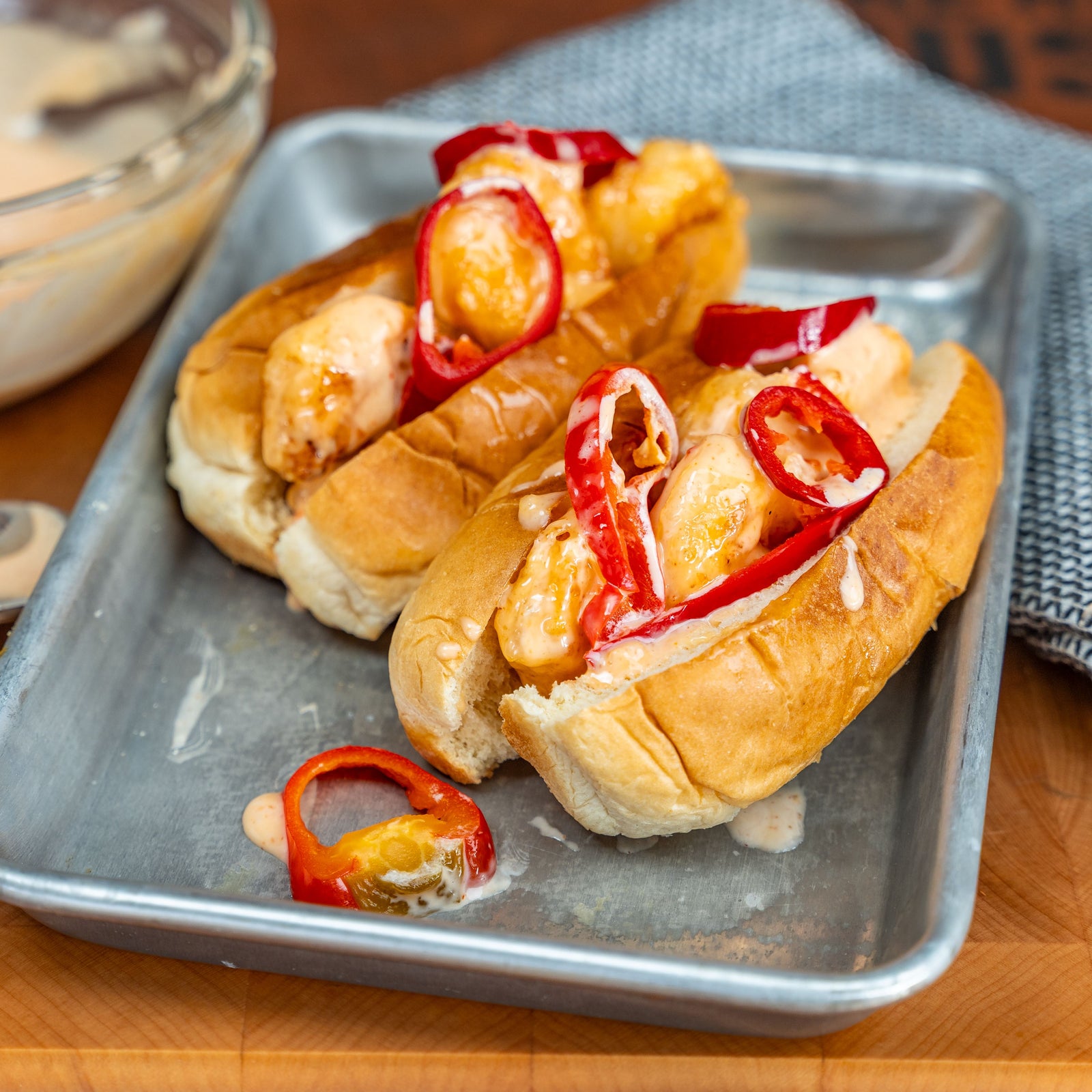 Bang Bang Shrimp Dogs