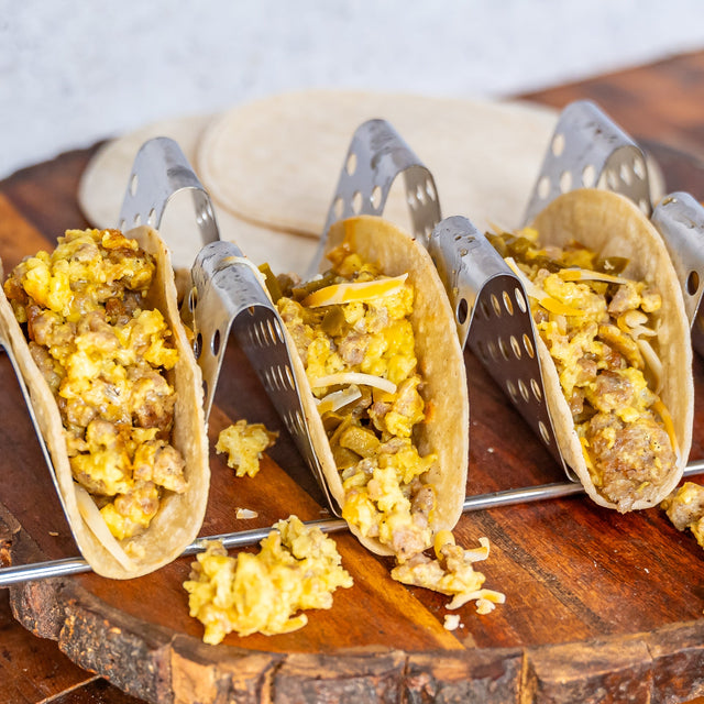 Breakfast Tacos with Hussey