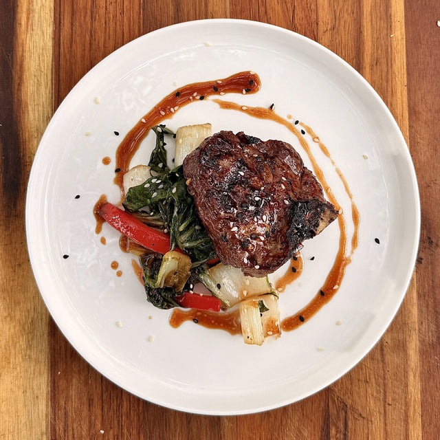 Hot Honey Lamb & Bok Choy