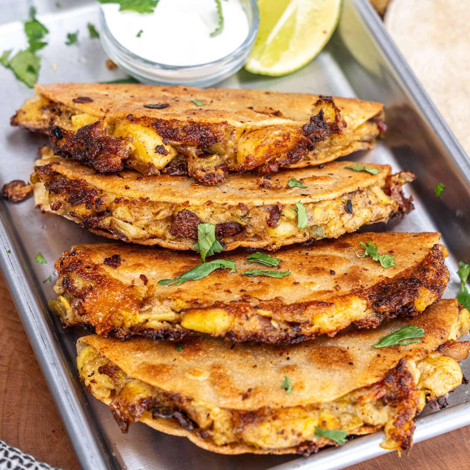 Potato and Bacon Tacos