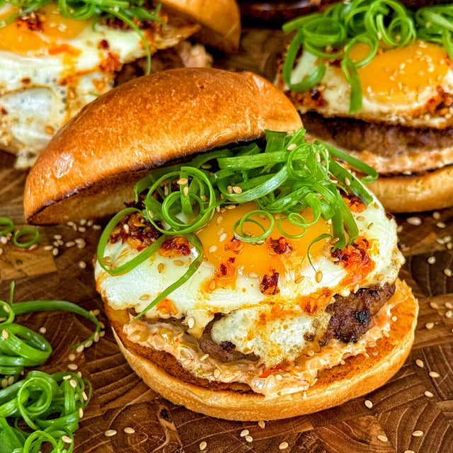 Korean Pork Burgers