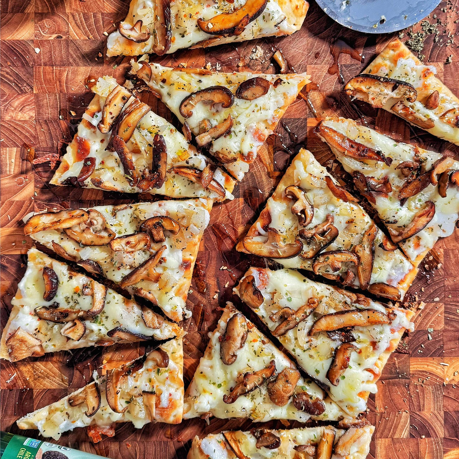 Garlic Mushroom Flatbread