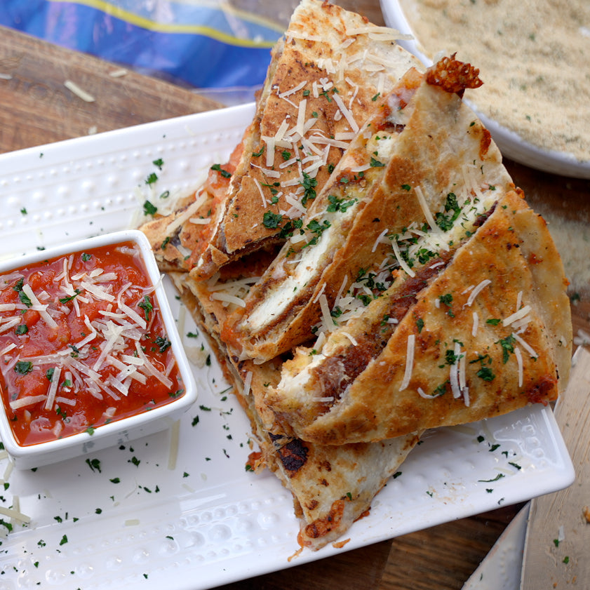 Chicken Parmadilla