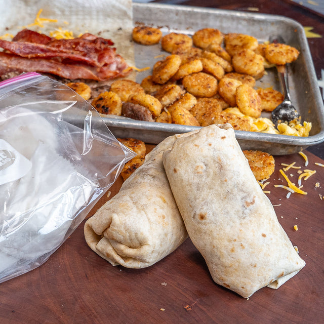 Make Ahead Freezer Breakfast Burritos