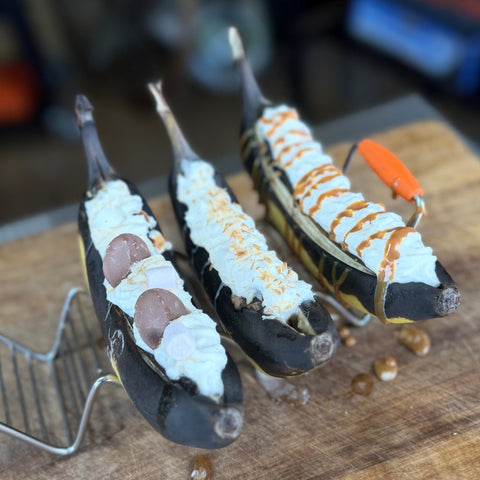 Air Fried Banana Boats