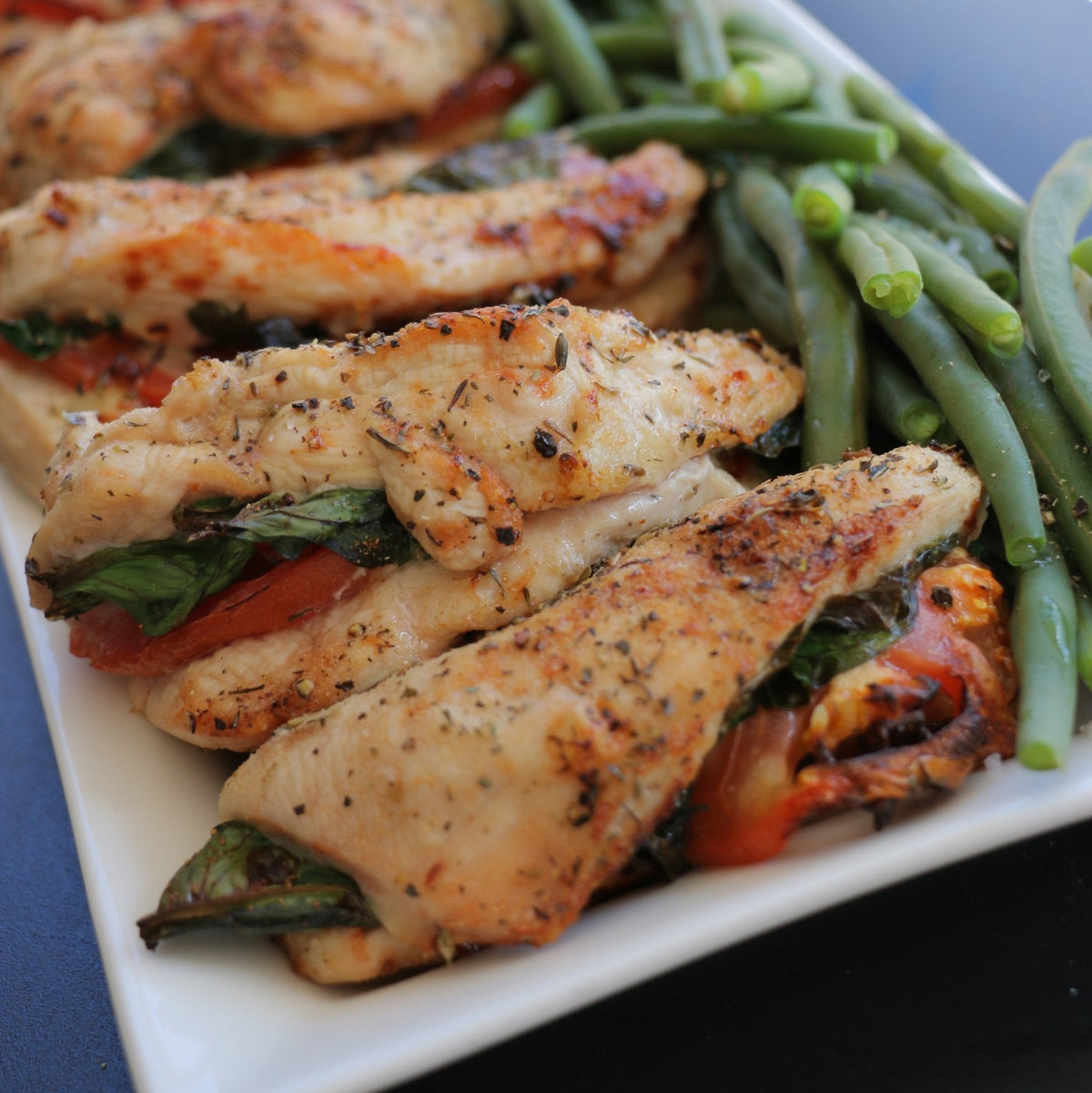 Air Fryer Spinach, Feta, and Sun-Dried Tomato Stuffed Chicken - Blackstone Products