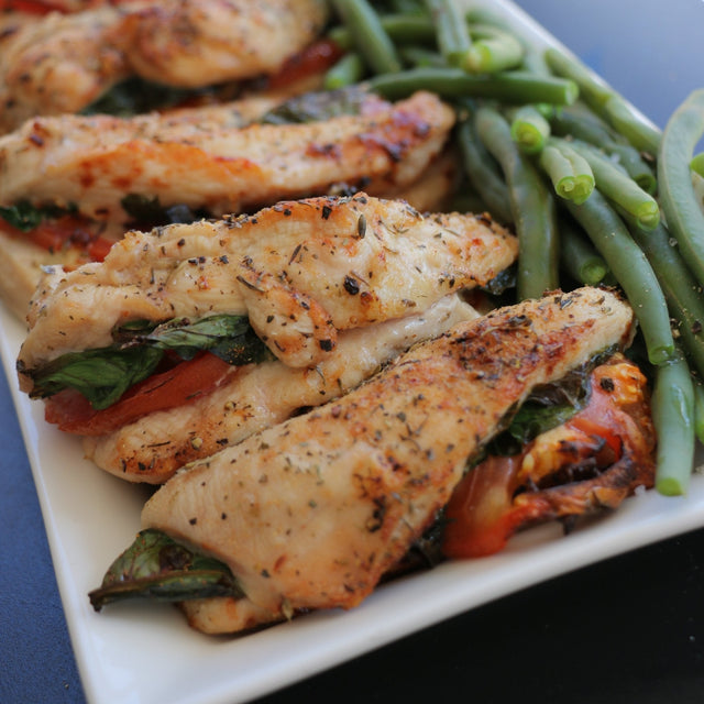 Air Fryer Spinach, Feta, and Sun-Dried Tomato Stuffed Chicken - Blackstone Products