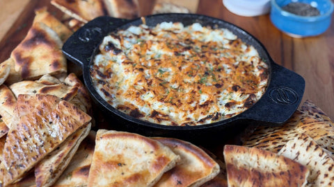 Artichoke Dip with Pita Chips