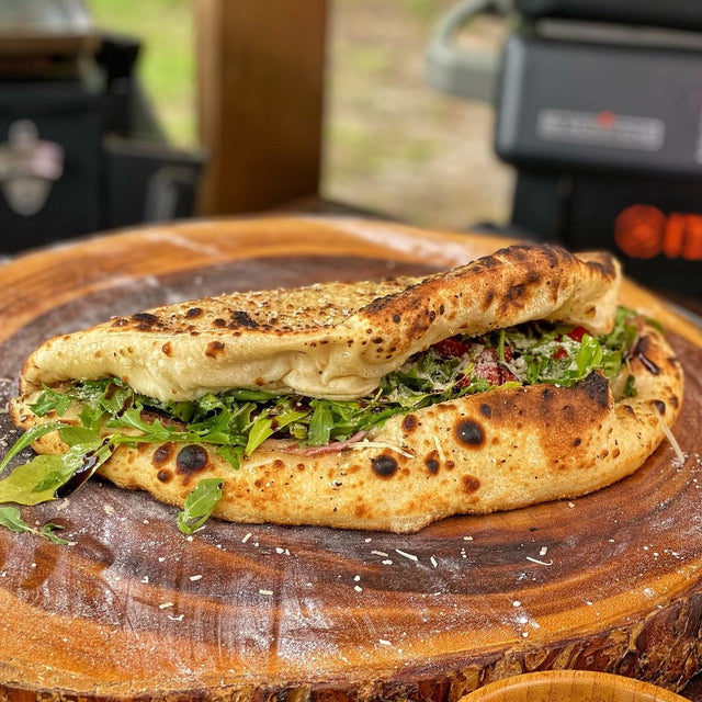Arugula and Coppa Pizza Sandwich - Blackstone Products