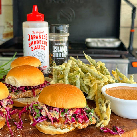 Asian Chicken Smashburgers