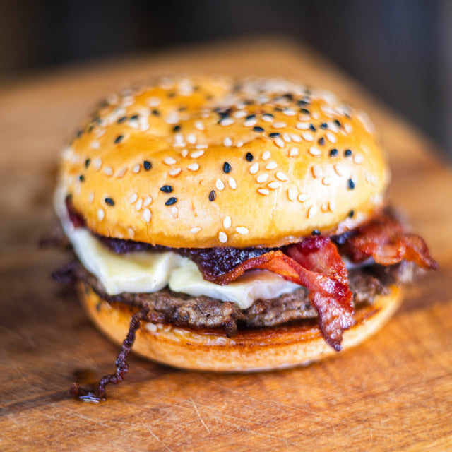 Bacon, Brie, and Cranberry Relish Burger - Blackstone Products