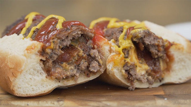 Bacon Cheese Burger Dogs - Blackstone Products