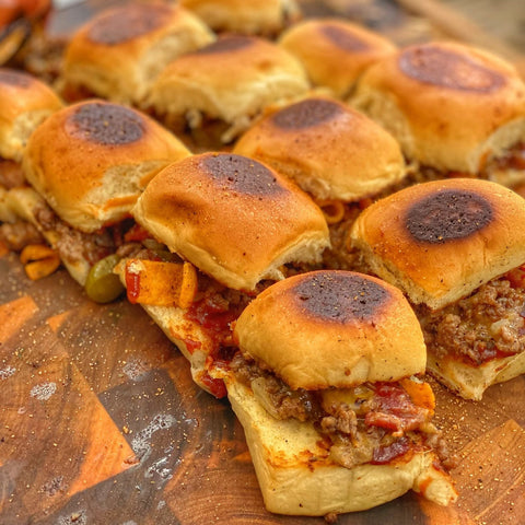 Bacon Cheeseburger Bandito Sliders