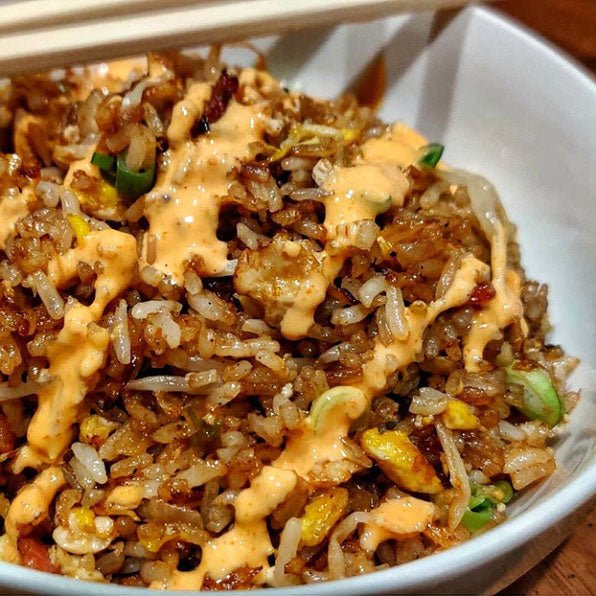 Bacon Fried Rice with Spicy Mayo - Blackstone Products