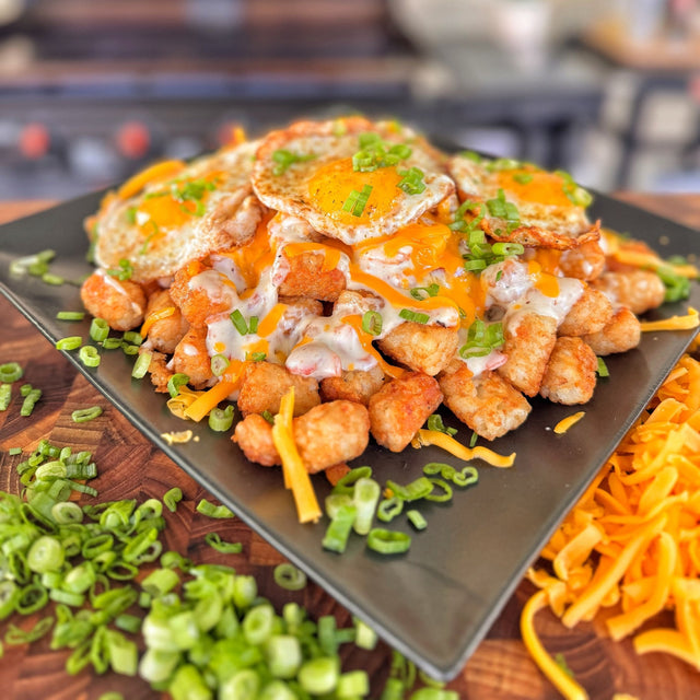 Bacon & Gravy Loaded Tater Tots - Blackstone Products