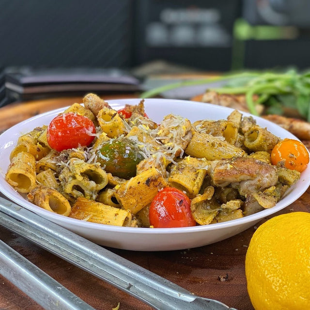 Basil Pistachio Buttered Noodles - Blackstone Products