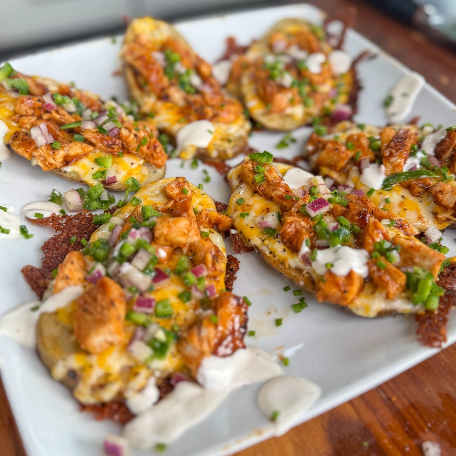 BBQ Chicken Loaded Potatoes - Blackstone Products