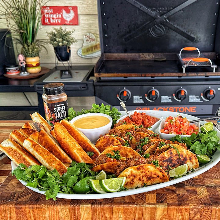 Beef and Bean Tacos & Taquitos - Blackstone Products