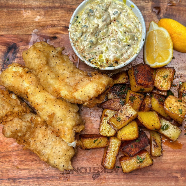 Beer Battered Halibut - Blackstone Products